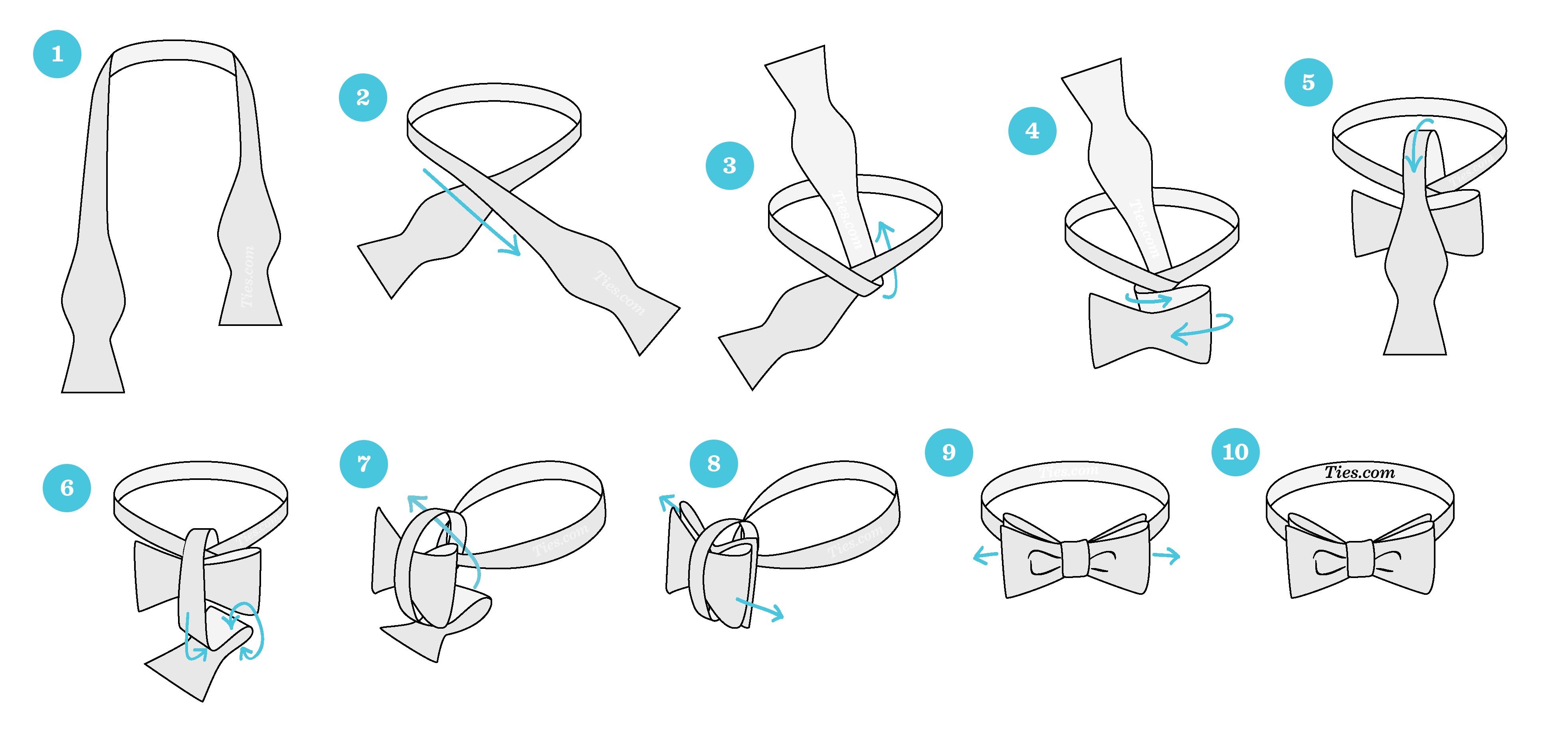 The finer details of how to tie a tie